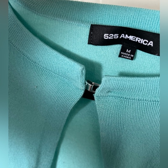 525 American teal Cardigan - Picture 6 of 7